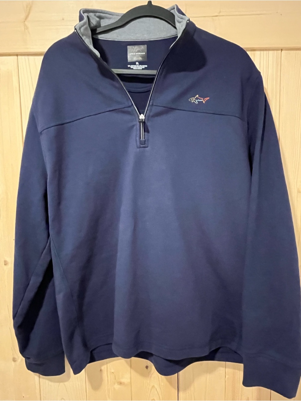 Greg Norman Collection Navy Quarter-Zip Pullover Sweater 1/4 Zip 🦈 ⛳️